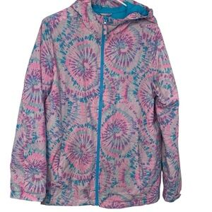 Lands' End Girls’ Youth Swirl Pattern winter Jacket in XXL